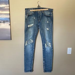 MNML M1 Zipper Denim